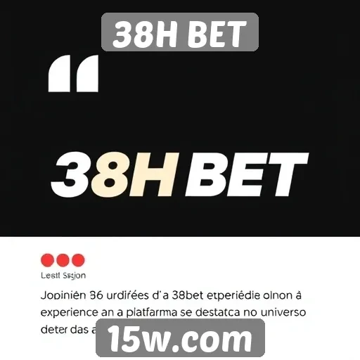 Opiniões de usuários sobre a experiência na 38H BET